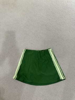 Adore Me Green Athletic Stripe skort Skirt small